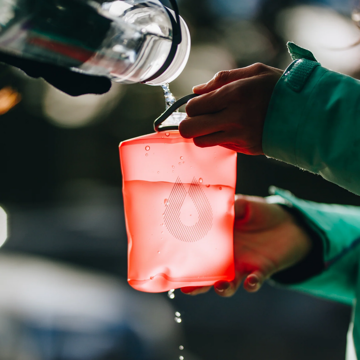 Stow™ 500ml POCKET-SIZE HYDRATION - Redwood