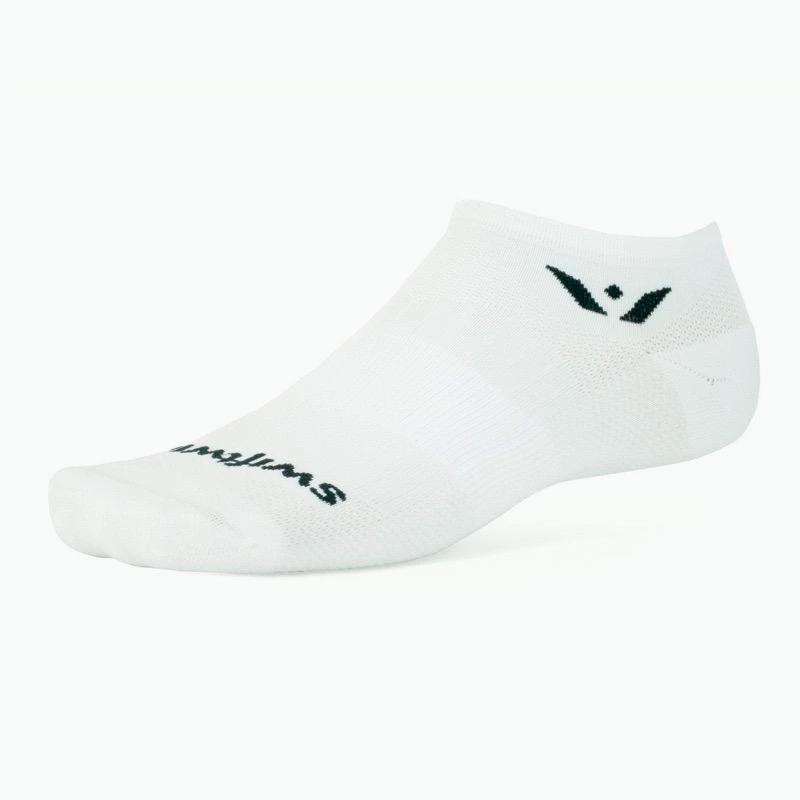 SWIFTWICK Socks ASPIRE - ZERO / NO SHOW - WHITE - Large