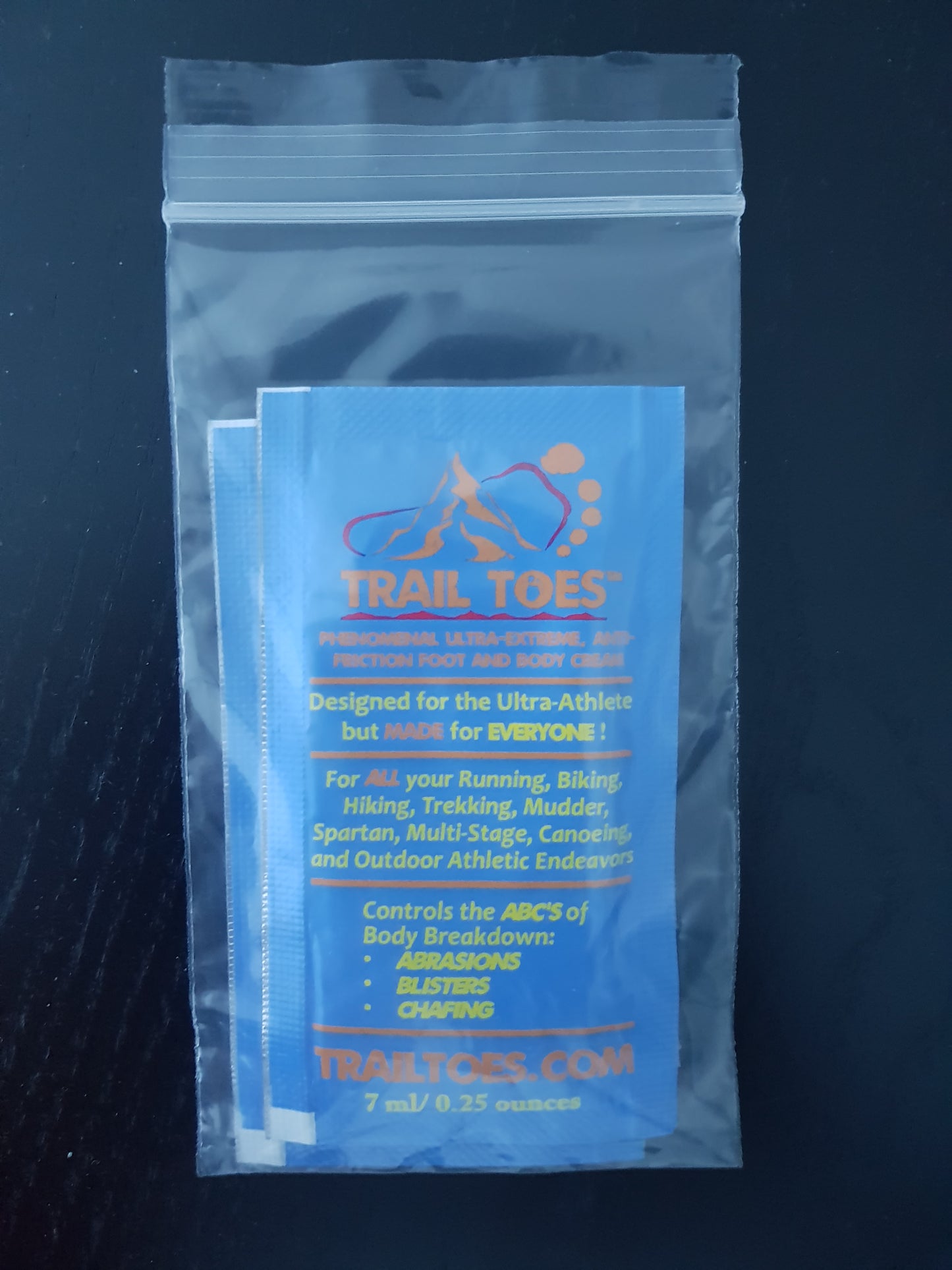 Trail Toes Foot and Body Cream 7 gram - pack of 2