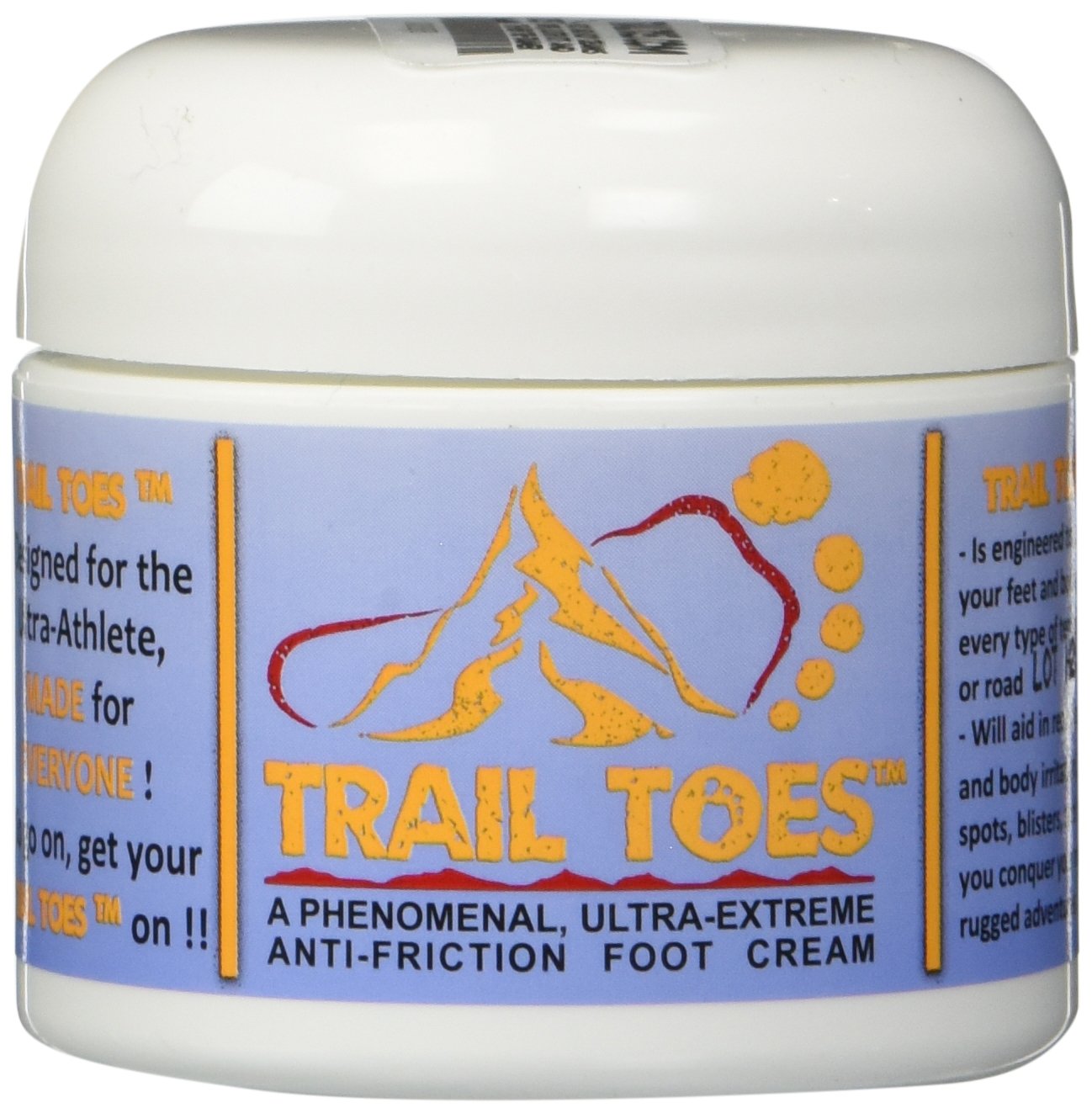 Trail Toes Foot and Body Cream 2 oz Jars