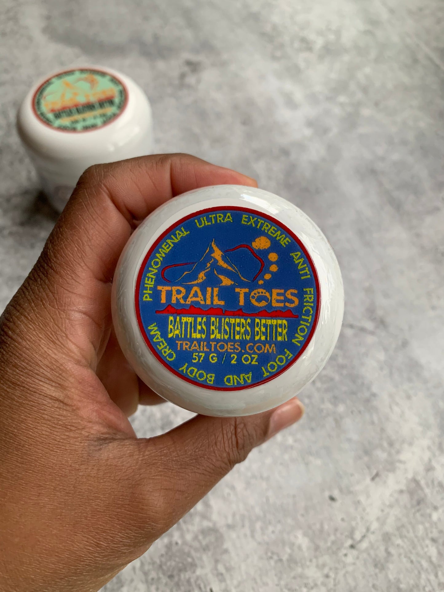 Trail Toes Foot and Body Cream 2 oz Jars