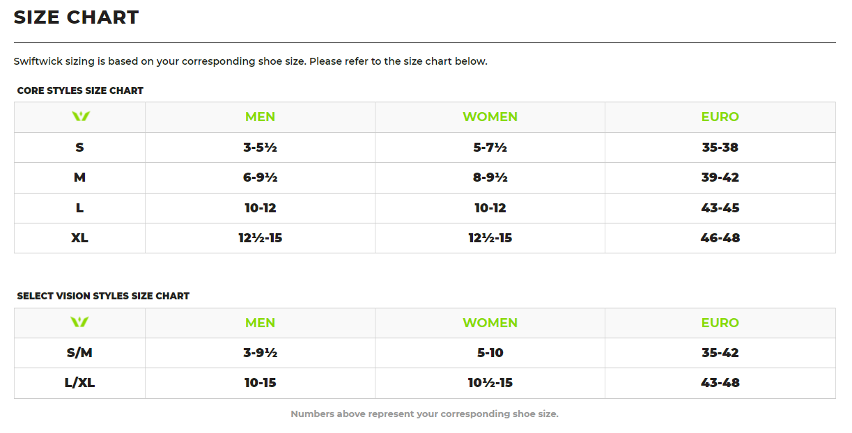 SWIFTWICK Socks FLITE XT TRAIL - TWO / QUARTER CREW - COAL - Extra Large