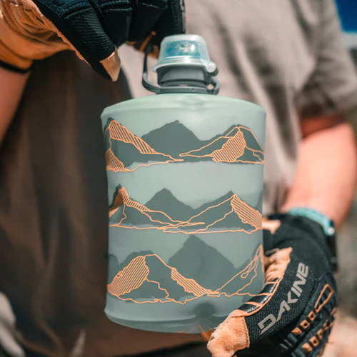 Mountain Stow ™ 500ml POCKET-SIZE HYDRATION - Redwood