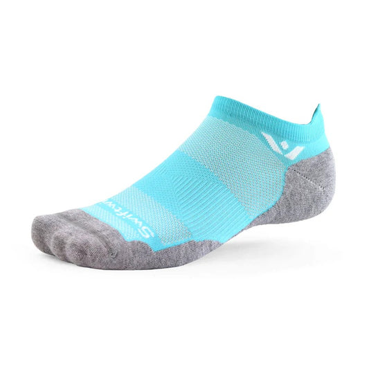 SWIFTWICK Socks  MAXUS - ZERO / NO SHOW - TAB BLUE WAVE - Extra Large