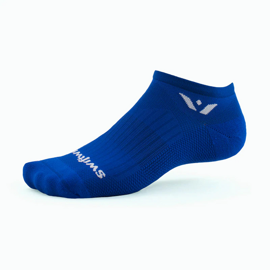 SWIFTWICK Socks ASPIRE - ZERO / NO SHOW - COBALT BLUE - Extra Large