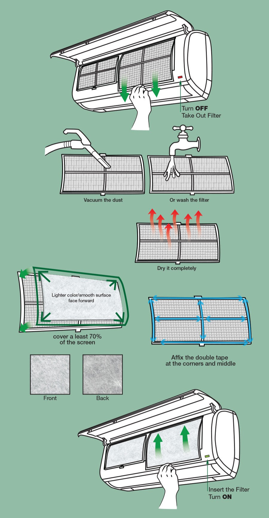 Filter AC PM0.3 - Imperial Guard Gen2 Air Filter (30x60 cm) - Isi 2