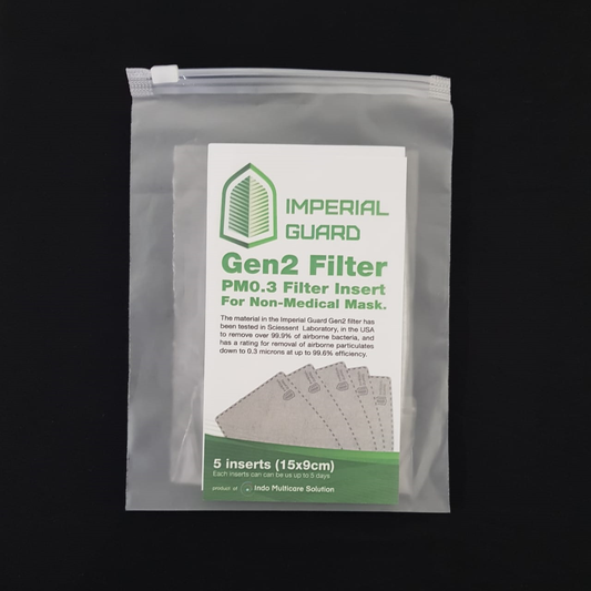 Filter Masker PM0.3 – Imperial Guard Gen2 Filter - Isi 5 pouch