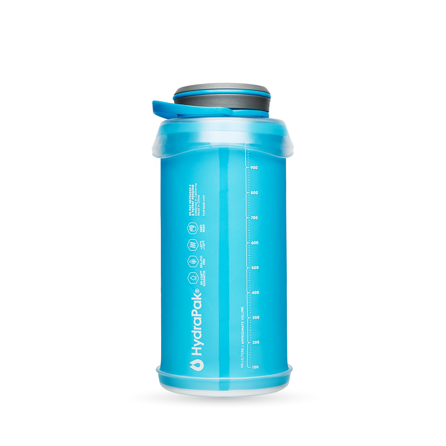 Stash™ 1L COMPRESSIBLE ON-THE-GO HYDRATION - Malibu Blue