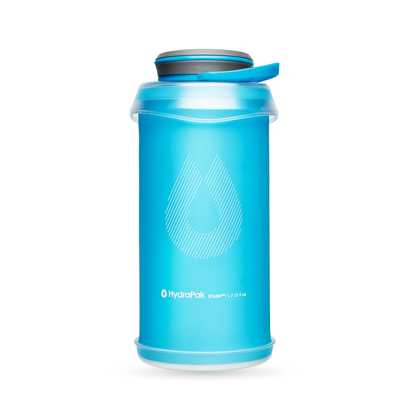 Stash™ 1L COMPRESSIBLE ON-THE-GO HYDRATION - Malibu Blue