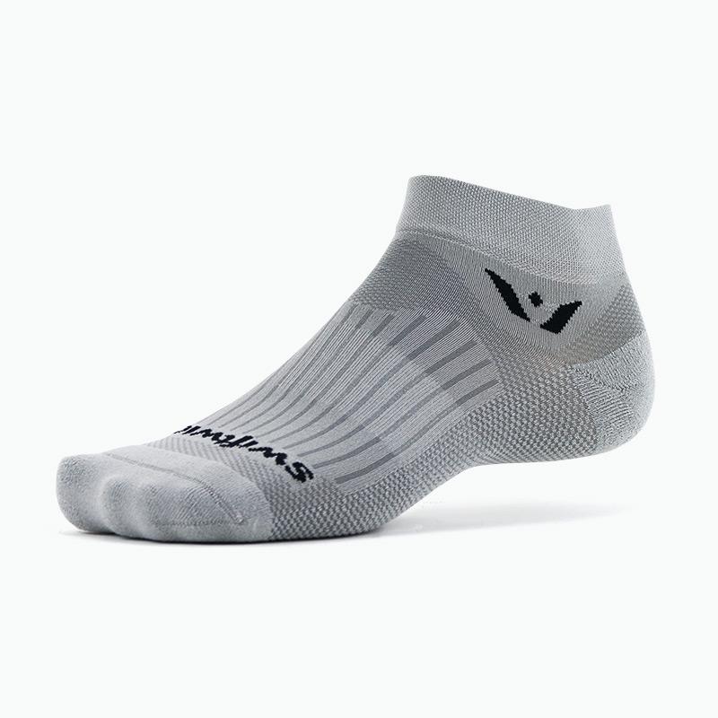 SWIFTWICK Socks ASPIRE - ONE / ANKLE - PEWTER (Light Gray) - Large