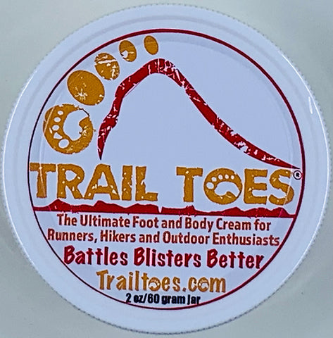 Trail Toes Foot and Body Cream 2 oz Jars (new packaging)