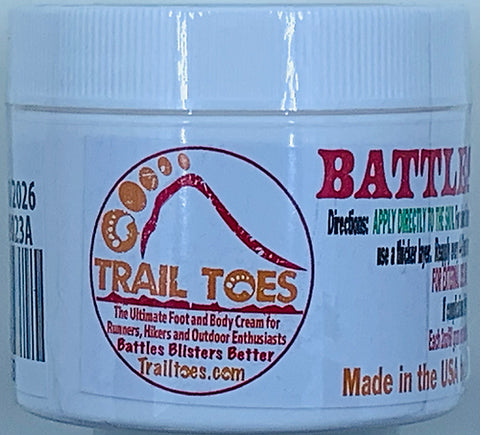 Trail Toes Foot and Body Cream 2 oz Jars (new packaging)